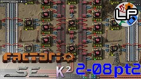 S2-E8 pt2 - Bottleneck On Rails - Laurence Plays Factorio: Space Exploration 0.6 + Krastorio²