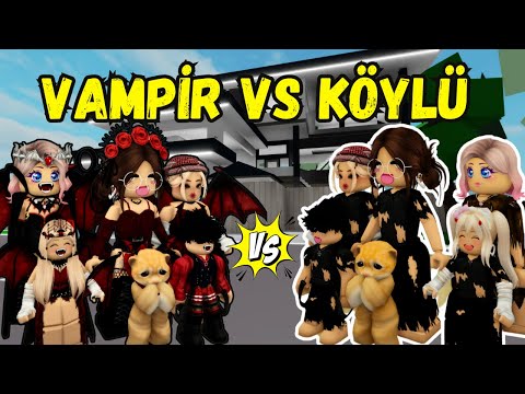 BROOKHAVEN VAMPİR KÖYLÜ OYUNU❤️AYŞEM ECE ARI💥ARIGİLLER🐝ROBLOX BROOKHAVEN🏡RP