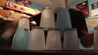 Winter break stacking day 1: SportstackingOctober’s freestyle (3-3-6) Fotw 6.6xx