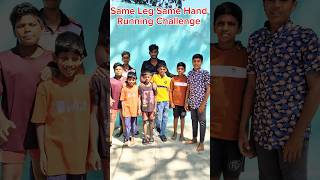 Same Leg Same Hand Running Challenge 🤣 | DINAVLOGS | Shorts | Tamil |