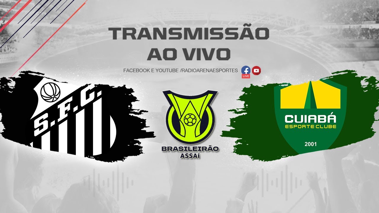 Santos x Cuiabá: onde assistir ao vivo ao jogo do Brasileirão