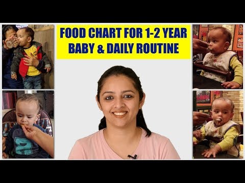 Food Chart For Babies Of 2 Years