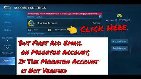 How To Change Moonton Account Password Mobile Legends (Tutorial)