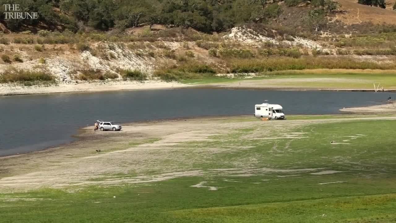 See how low the water level was at Lopez Lake in September 2021 YouTube