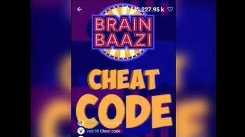 Brain baazi Cheat code 13th August 8 PM Game || WIN Rs130000 ||