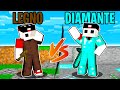 EQUIPAGGIAMENTO DI DIAMANTE VS LEGNO SU MINECRAFT