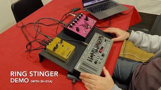 Behringer Ring Stinger pedal demo with Roland SH-01a and TC Electronic SCF Gold SE by FU2RETEK.