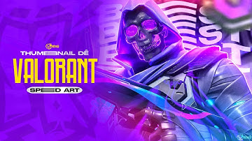 SPEED ART - THUMBNAIL DE VALORANT | by: MARII DESIGNER