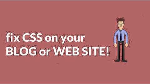 CSS error fixing