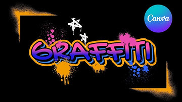 Create an AMAZING Graffiti Text Effect in Canva | Easy Typography Tutorial 2025 🎨🔥