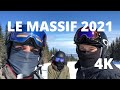 Ski le massif de charlevoix 2021  4k