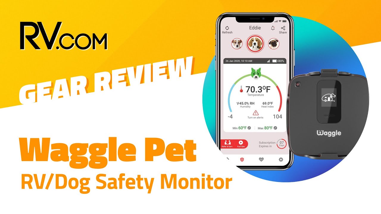 Waggle Pet Monitor  Temperature Monitoring System for RV