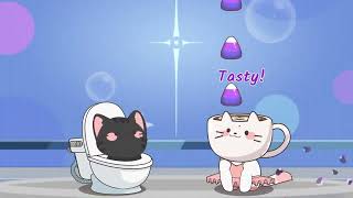 Attack Of The Killer Queen - Skibidi & Capuchina Brainrot Popcat Music - Duet Cats #undertale #meow screenshot 4