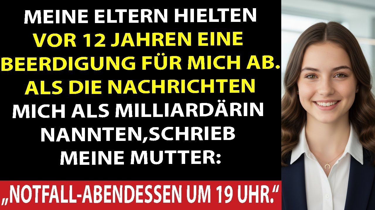 MEINE ELTERN ERKLÄRTEN MICH FÜR TOT – 12 JAHRE SPÄTER SCHRIEB MAMA, ALS ICH FORTUNE 500 ERREICHTE