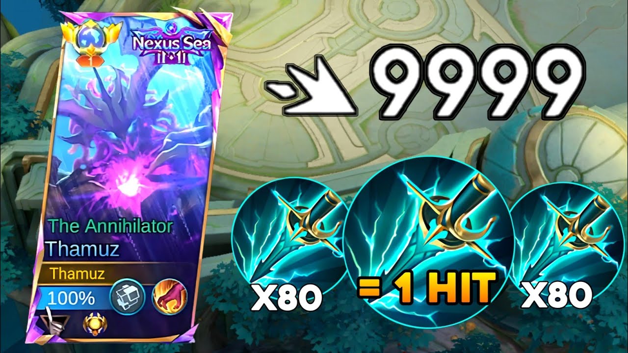 FINALLY!! THAMUZ SKY PIERCER IS BACK!!🔥 THAMUZ NEW BEST BUILD AND EMBLEM FOR INSANE DAMAGE BUILD 