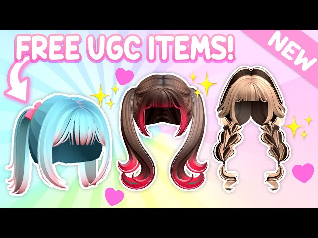 ✨GET THESE 3 FREE NEW UGC HAIRS NOW!! *2 DAYS ONLY* ⭐ROBLOX FREE ITEMS  EVENT 