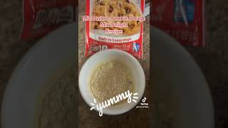 Microwave cookiedough recipe yummy desserts lol funny funnyvideos haha funnytiktok