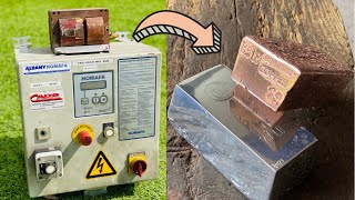 Melting Copper Dumpster Diving - Transformer Trash To Treasure - ASMR Metal Melting -BigStackD