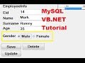 MySQL VB.NET Tutorial 18 : Checkbox , radiobutton and groupbox with Database