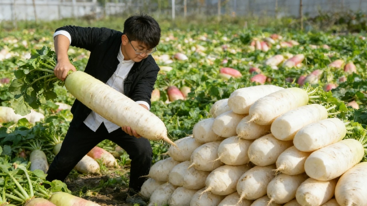 Winter's First Hot Pot Begins With Handmade Dried Radish And Pickled Radish Strips.