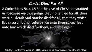 Revelation 12 Countdown: 63 days 7/22/2017