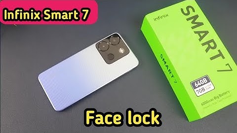 How to set face lock in Infinix Smart 7,Infinix Smart 7 mein face lock kaise lagaen,
