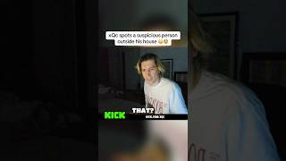 xQc SPOTS Suspicious Person OUTSIDE His House 😨 #xqc #house #scary