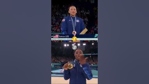 Simone Biles 🆚 Sunisa Lee 😱 | Who's REALLY the GOAT? 🐐 #GymnasticsWar #olympics #simone #olympics
