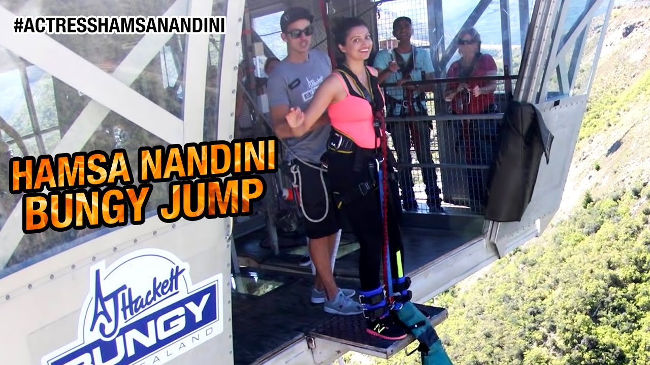 Hamsa Nandini Bungy Jump in New Zealand | AJ Hackett | Hamsa Nandini
