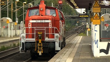 Trains in germany-doppelt DB V90 diesel locomotive
