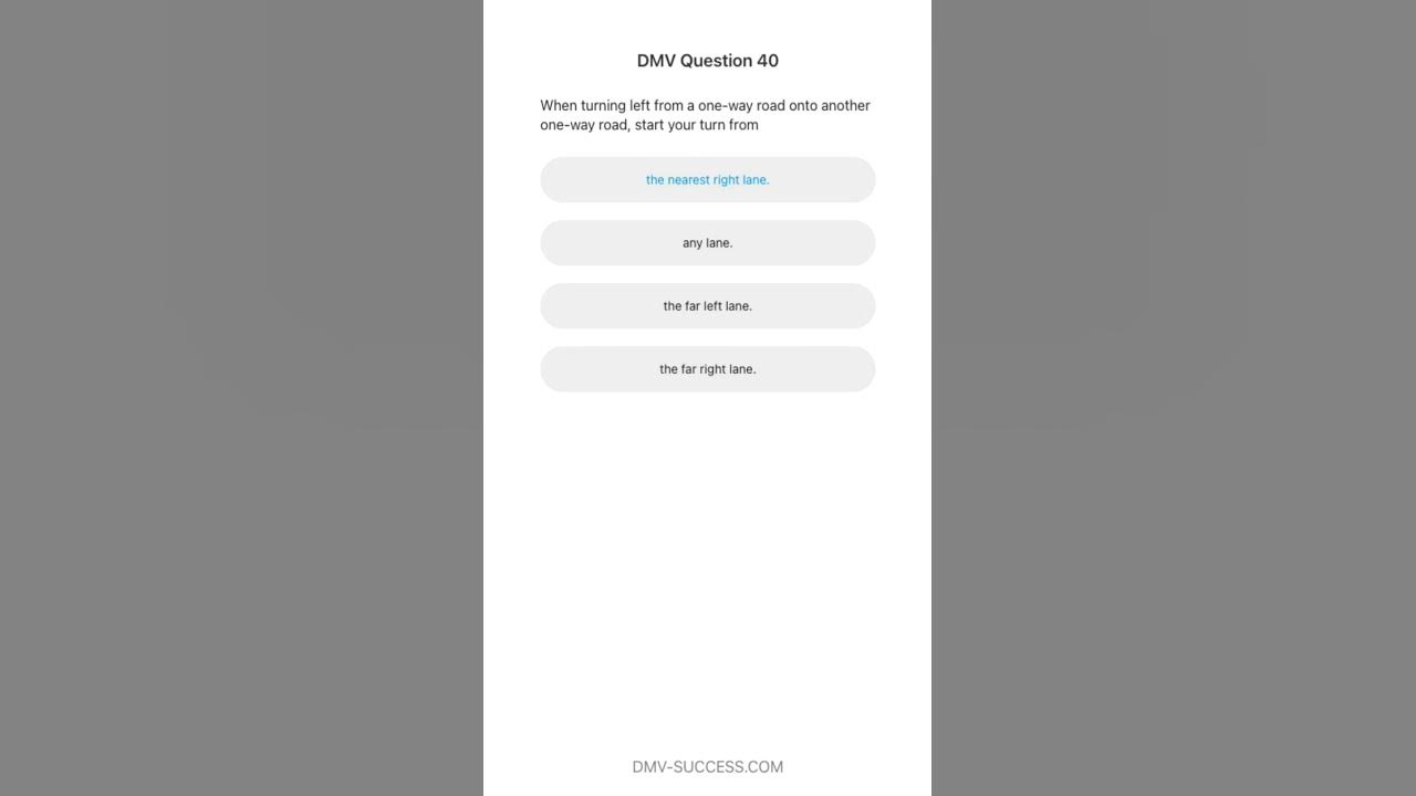 DMV Test 2023 40 Question and Correct Answer YouTube