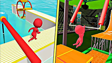 Epic Race 3D Vs Fun Race 3D - All level Mobile Gameplay Walkthrough Android, iOS