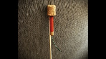 BP Coreburner Rocket - 3" Cylinder Shell ( Green & Gold Glitter )