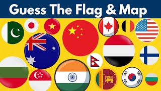 Guess and Learn ALL 49 FLAGS Of ASIA | Flag Quiz