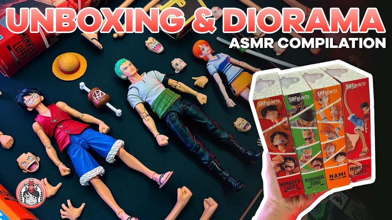 ONE PIECE - Romance Dawn Vol.1 SHFiguarts COMPILATION | Diorama | Speed Unboxing | ASMR