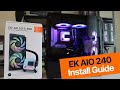 How To Install EK AIO 240 D-RGB (Step-by-Step Walk-through)