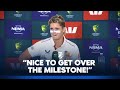 "We've got a chance if we get to 180,190!" England hero Bethell speaks to the press | Fox Cricket