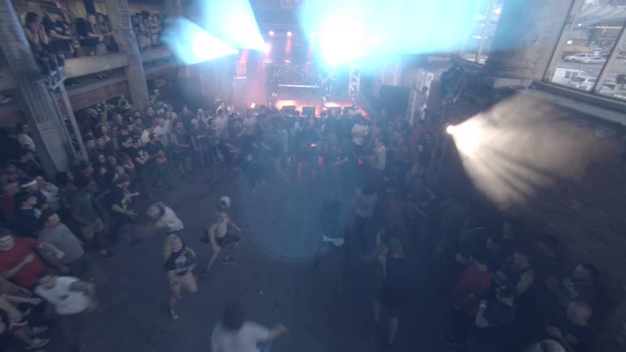 Watch Trash Talk take down a drone mid-gig