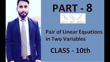 Linear Equations in Two Variables Chapter - 3, Part- 8, Exercise - 3.6, Class 10th CBSE NCERT