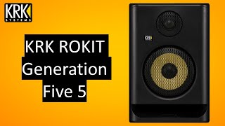 New KRK ROKIT Generation Five  5 7 and 8 Active TwoWay Studio Reference Monitors Demo