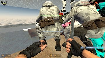 PRO ESCAPE, ZOMBIE ESCAPE MOD ON COUNTER-STRIKE: SOURCE, MAP: ZE_surf_vortex CSS