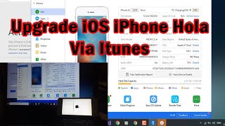 Upgrade iOS iPhone Hola Via Itunes and 3Utools