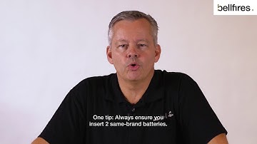 How to: Replace the batteries in the white remote control