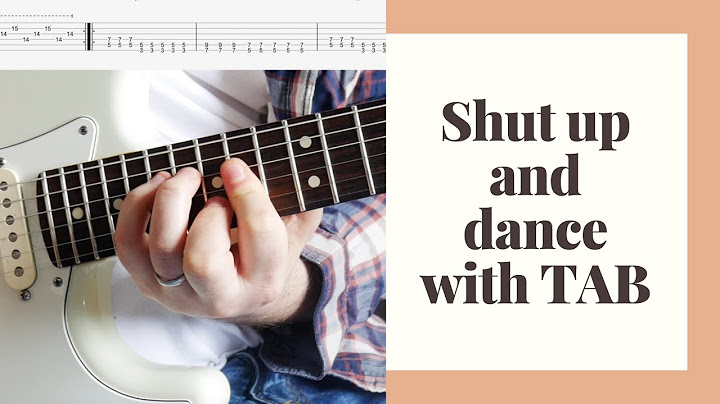 Shut Up and Dance Guitar version - Guitar performance video thumbnail