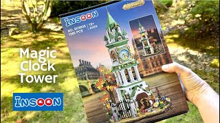 Unbox: Insoon CLOCK TOWER w/ Light Kit (1566 pieces) SC8828 Lego compatible medieval magic fantasy