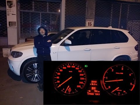 BMW X5 3.0d xDrive E70 2014 Acceleration Chiptuned 245hp+ 0-100 km/h