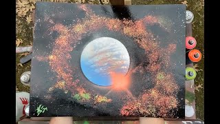 Galaxy Flares  NEON FX Spray Paint Art