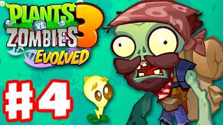 Plants vs. Zombies 3: Evolved - Gameplay Walkthrough Part 4 - Hiker Zombies! Zaptail!