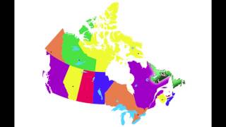 canada's map Information