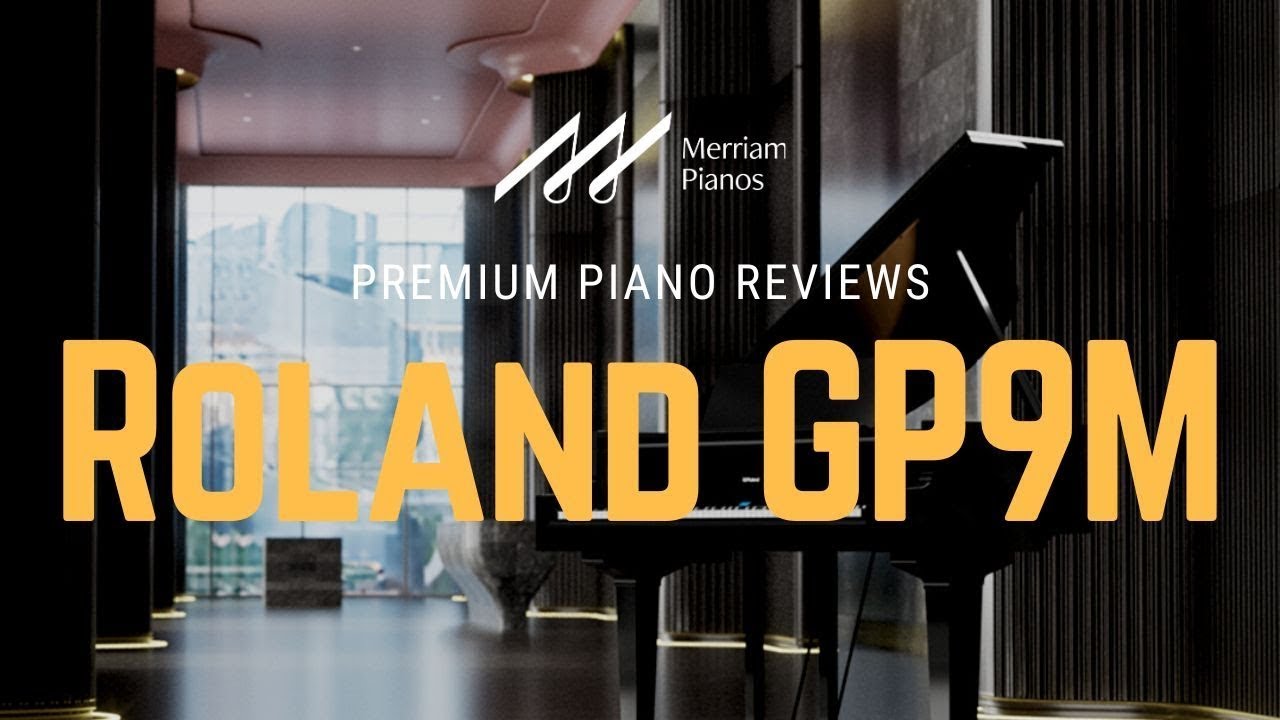 ROLAND GP-9M PE - Piano à queue numérique noir premium 